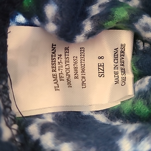 JAMMIES FOR FAMILIES GIRLS 2 PIECE STAR WARS GROGU PAJAMA SET SIZE 8 - Picture 14 of 14